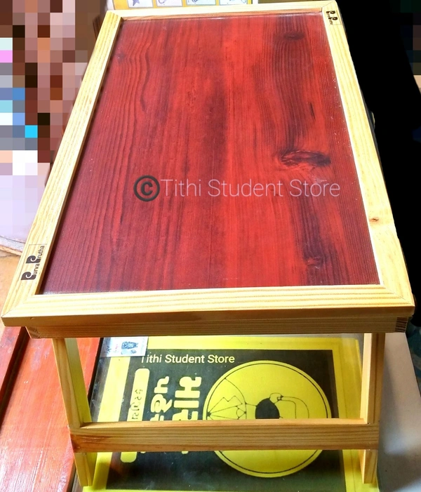 Wooden Study Table Desk  - Wooden, 22.5×13×9.5 inch