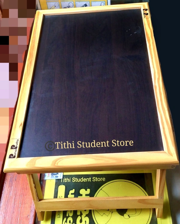 Wooden Study Table Desk - Wooden , 19.5×12.5×8 inch