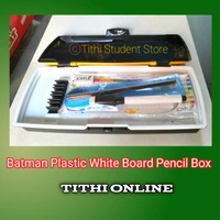  Plastic White Board Pencil Box - 223×100×40 mm, Random Design