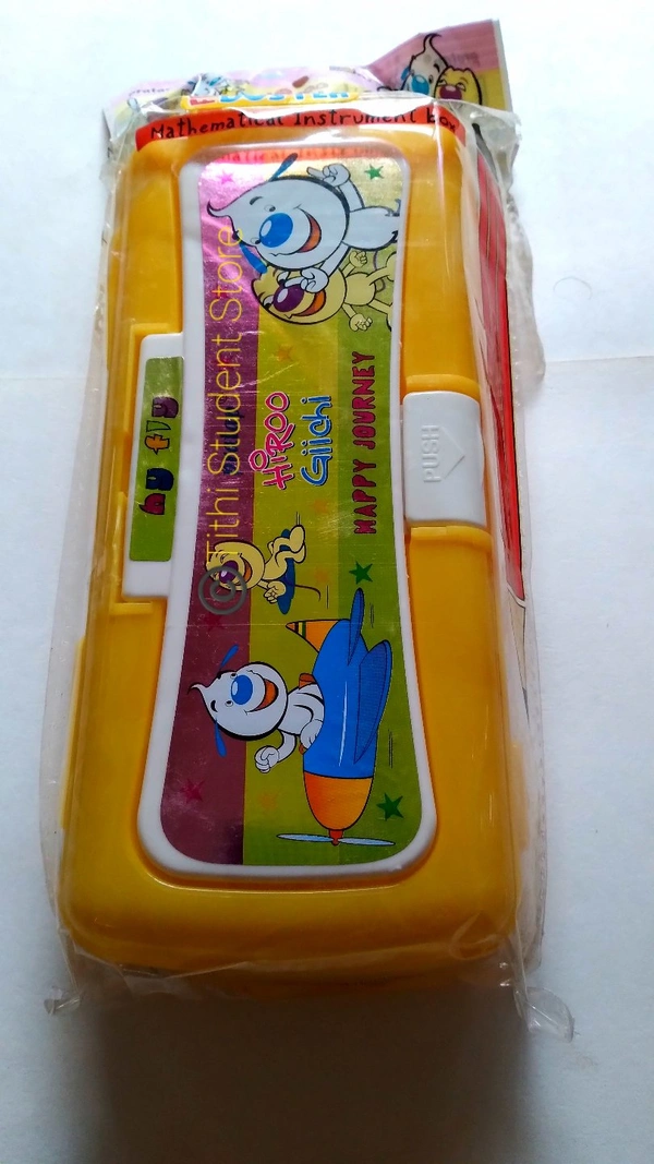 Hiroo Giichi Honolulu White Board Pencil Box  - Red