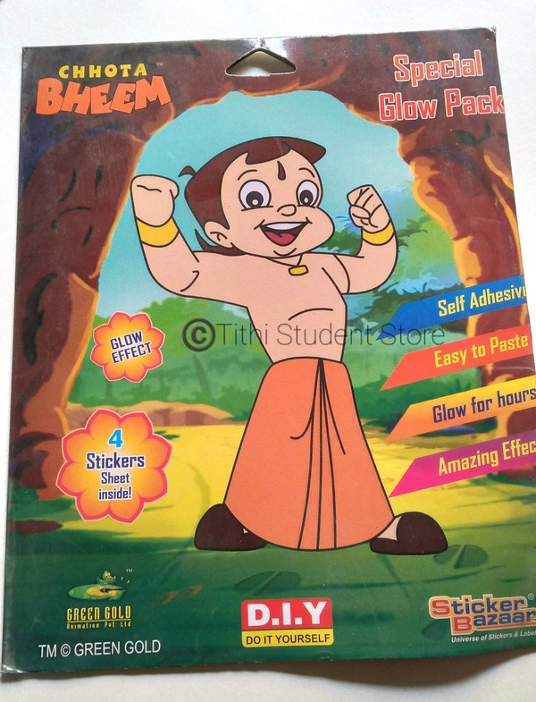  Radium Glowing Children's Room Decor  - Chota Bheem