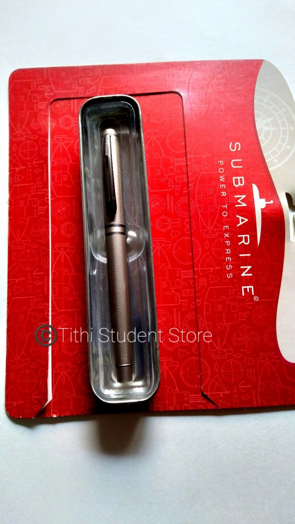 Submarine Lyra New Satin Roller Pen - Blue Ink