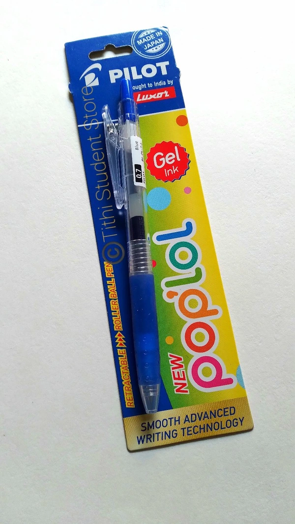Pilot Pop'lol Retractable Gel Ink Pen - Blue Ink