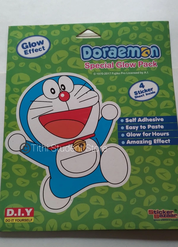  Radium Glowing Children's Room Decor  - Doraemon