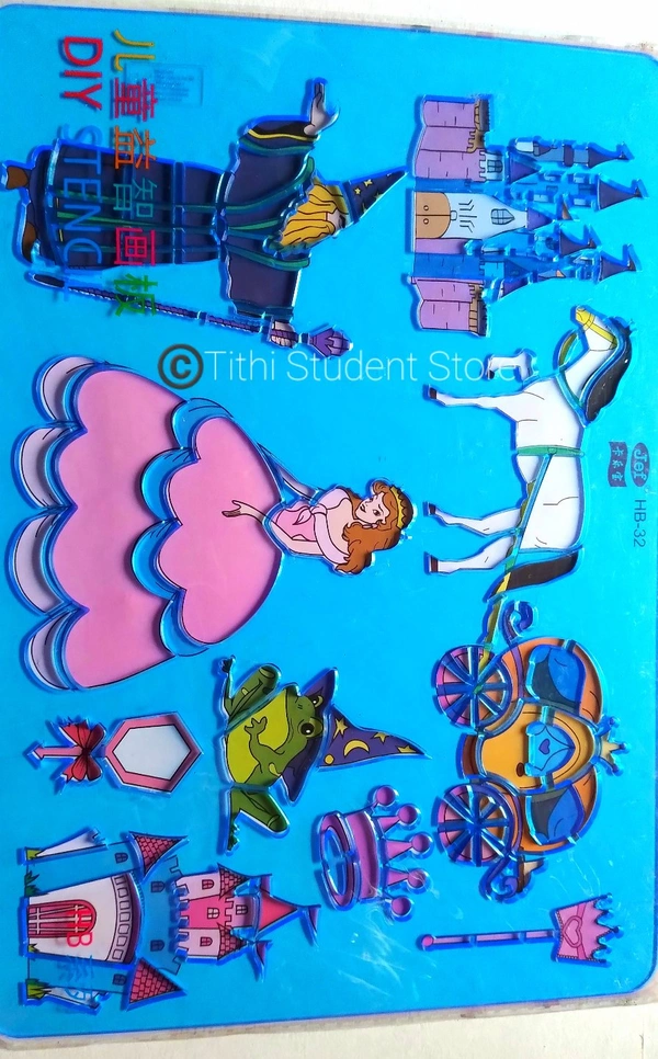 Stencil Sky Doll 