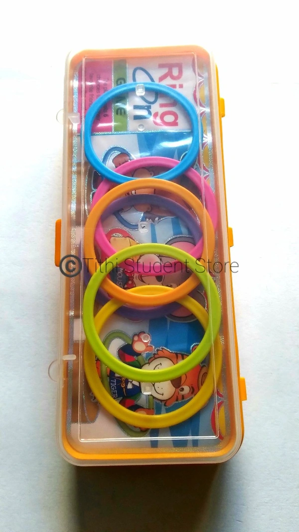 RingOn Game Pencil Box - Orange 
