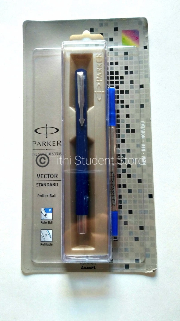 Parker Vector Standard Roller Ball Pen  - Blue Ink 
