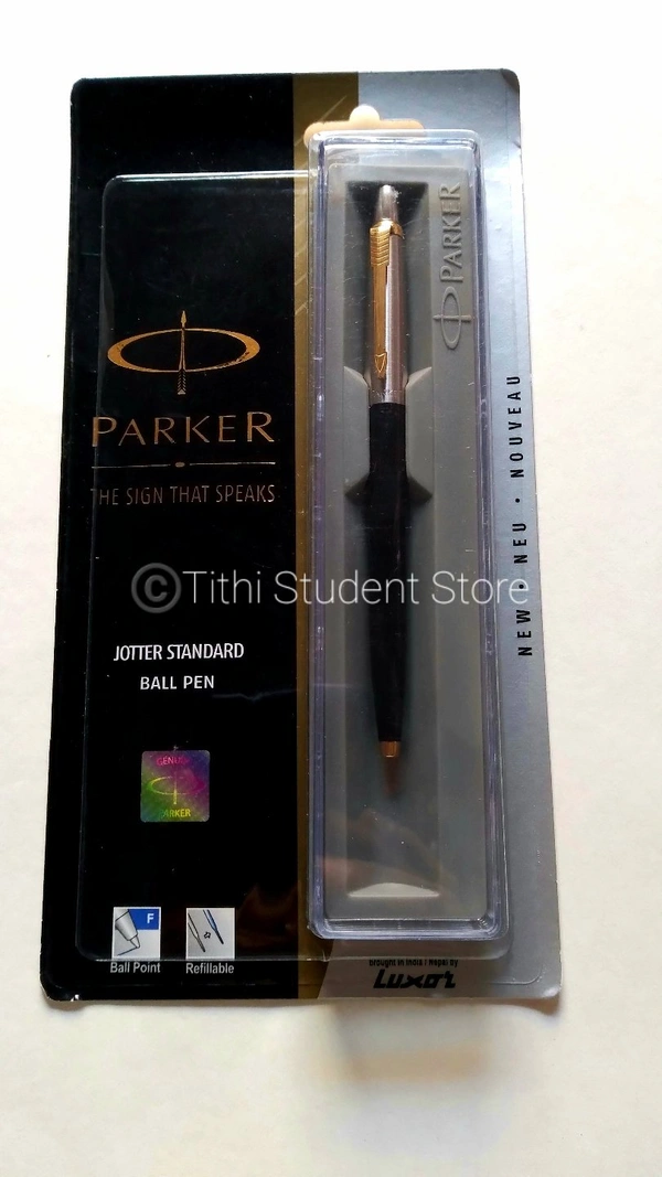 Parker Jotter Standard Ball Pen  - Blue Ink 