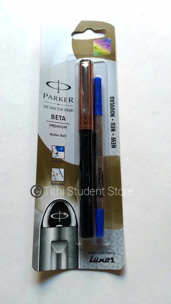 Parker Beta Premium Roller Ball Pen  - Blue Ink 