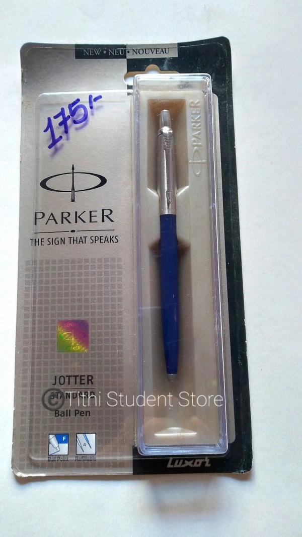 Parker Jotter Standard Ball Pen .  - Blue Ink 