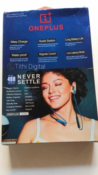 One Plus Bluetooth Earphone - Blue 