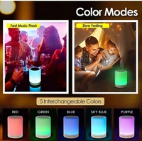 Touch Light Bluetooth Speaker  - Imported material no guarantee and warranty. No replacement. 