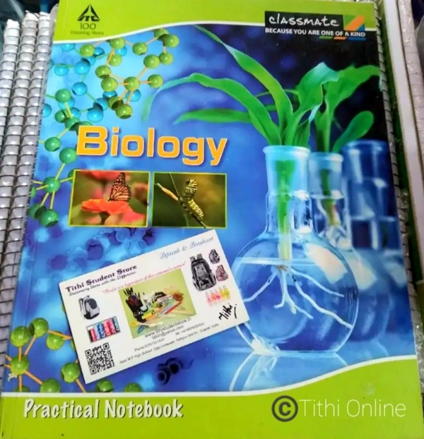 Classmate Biology Practical Notebook  - 28 × 22 cm