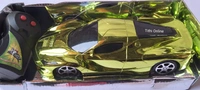Remote Control Toy Golden Super Car - Golden