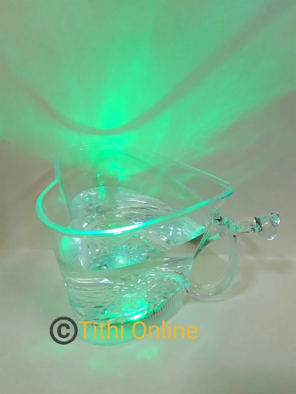 Colorful Led Disco Light Mug Gift - Multiple colours , 250ml aprox