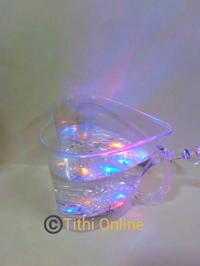 Colorful Led Disco Light Mug Gift - Multiple colours , 250ml aprox