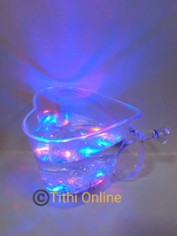 Colorful Led Disco Light Mug Gift - Multiple colours , 250ml aprox