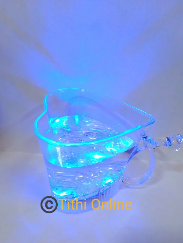 Colorful Led Disco Light Mug Gift - Multiple colours , 250ml aprox