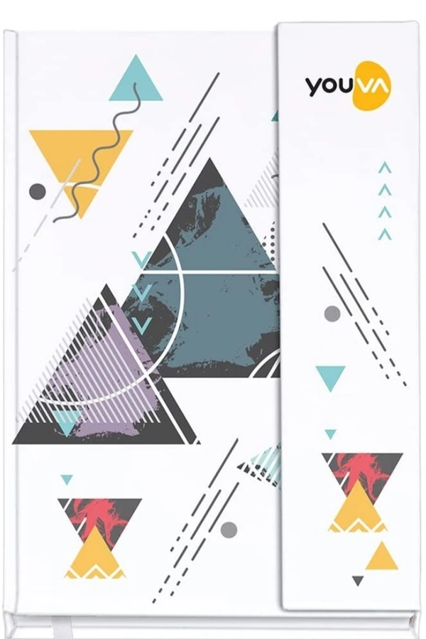 Navneet Youva | Case Bound Office Note Book Journal Diary with Magnetic Cover, Easy to Carry | Note Down Your Important Information  | A5 Size - 14.8 cm x 21 cm | Single Line | 192 Pages