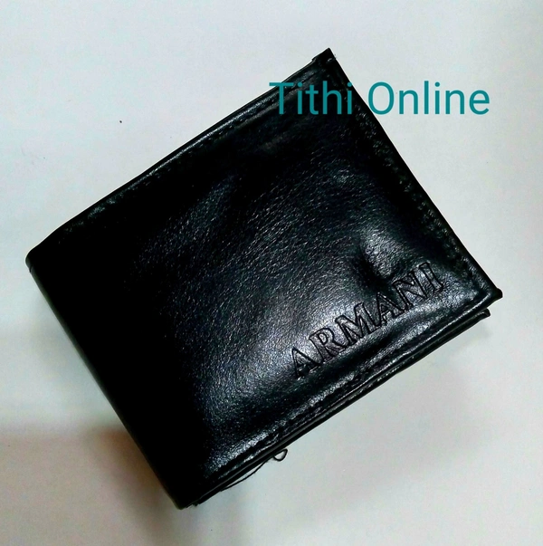 Wallet For Men Brand ARMANI BLACK  - *Free Shipping Offer 