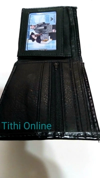Wallet For Men Brand ARMANI BLACK  - *Free Shipping Offer 