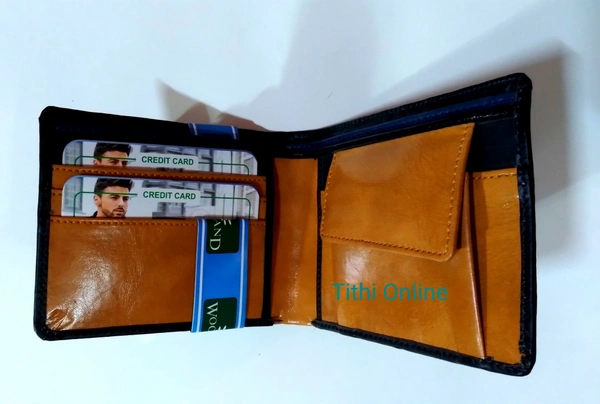 Wallet For Men Brand WOODLAND Black  - *Free Shipping Offer 