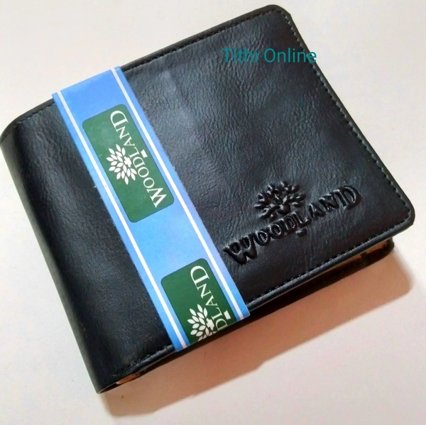 Wallet For Men Brand WOODLAND Black  - *Free Shipping Offer 