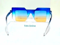 Retro Square Over-sizd Sunglasses Auqa Blue  - *Free Shipping Offer , Aqua Blue , L