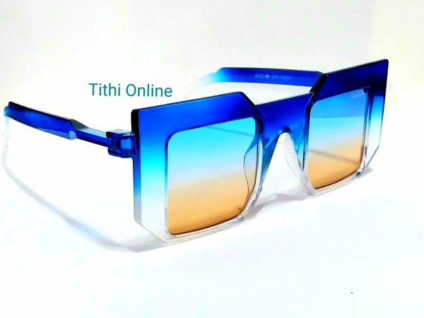Retro Square Over-sizd Sunglasses Auqa Blue  - *Free Shipping Offer , Aqua Blue , L