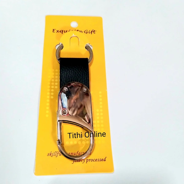 Antique Hook Locking Belt Keychain U Shape