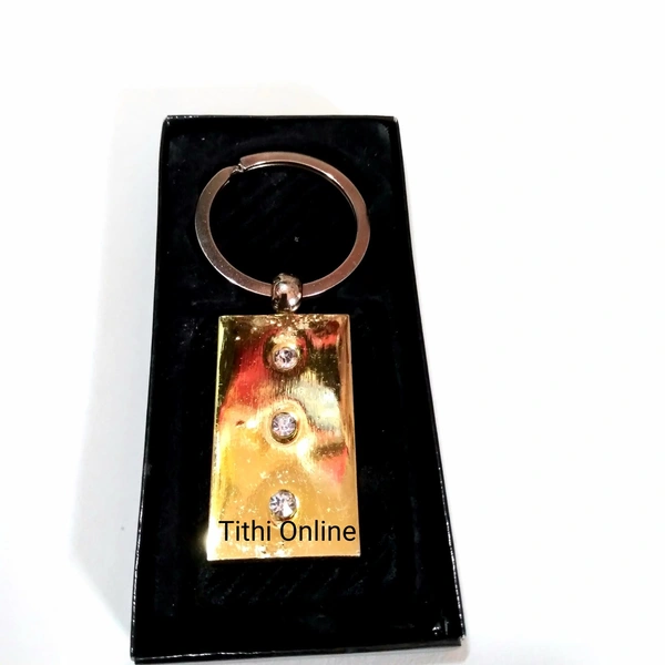 Golden Diamond Keychain 