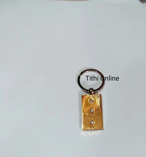 Golden Diamond Keychain 