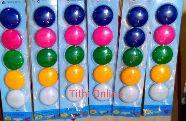 Magnetic Paper Holder For Magnetic Board Decoration for fridgeMagnetic Button  - Random, 40mm