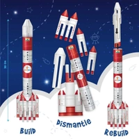 Mapology ISRO Space Toys for Kids Mission Suryayaan Aditya L1  Rocket Model & Satellite - 5+, DIY