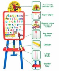  5 in 1 Dual Side Spiderman Board For Kids 