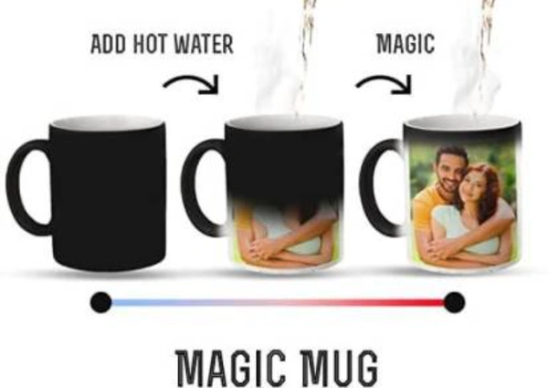 Magic Mug - 325 ml, (Black)
