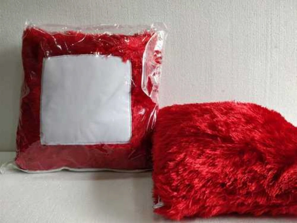 Square Cushion/ Pillow - 16x16 Inches, (Red, Pink, Violet, Orange, Yellow, White, Brown, Blue)
