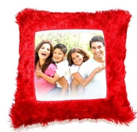 Square Cushion/ Pillow - 16x16 Inches, (Red, Pink, Violet, Orange, Yellow, White, Brown, Blue)