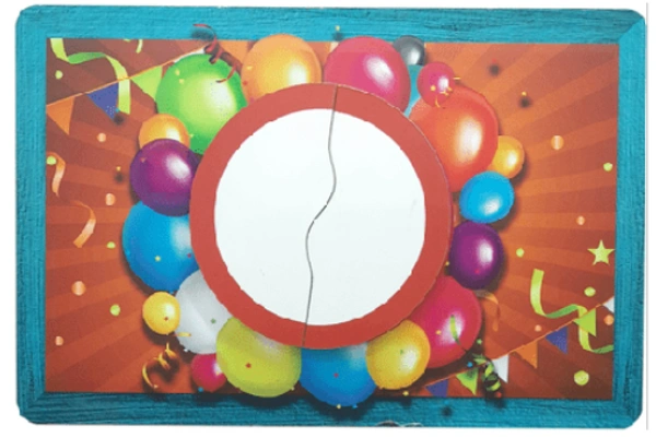 Happy Birthday Frame Magnet - 6 x 8 inches