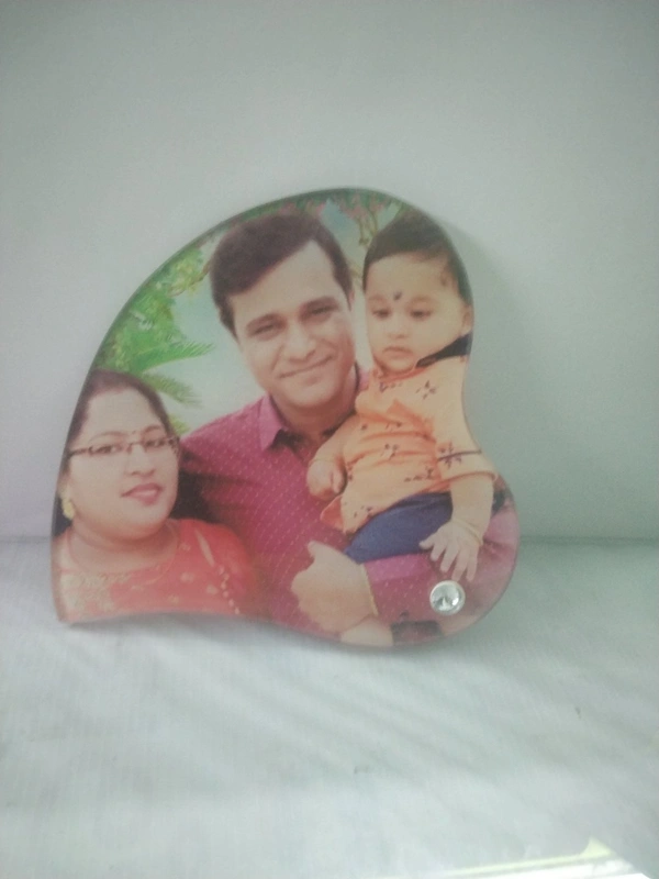 BL 20b Sublimation Glass photo frame - love