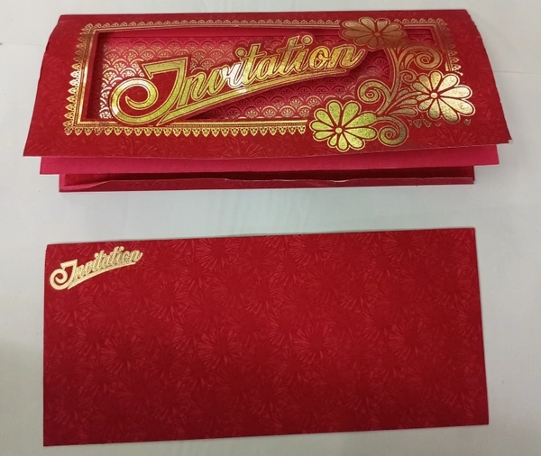 Invitation Marriage Card  - Red