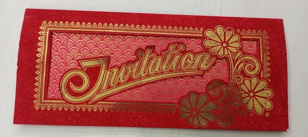 Invitation Marriage Card  - Red