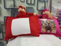 Teddy Pillow  - red