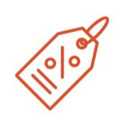 Discount tag icon