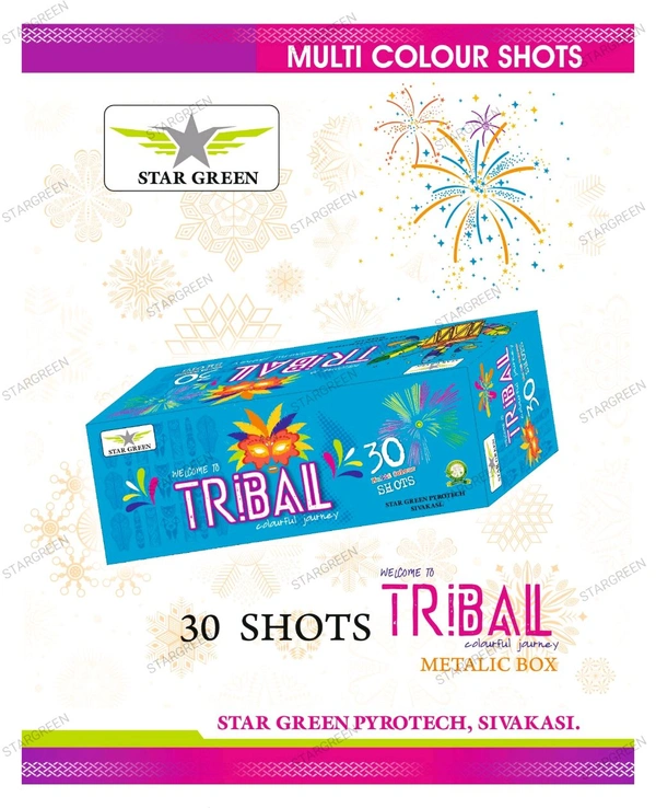 30 Tribal Multicolor Shots