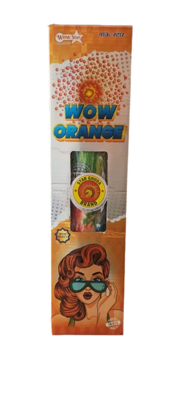 4" Fancy Wow Orange