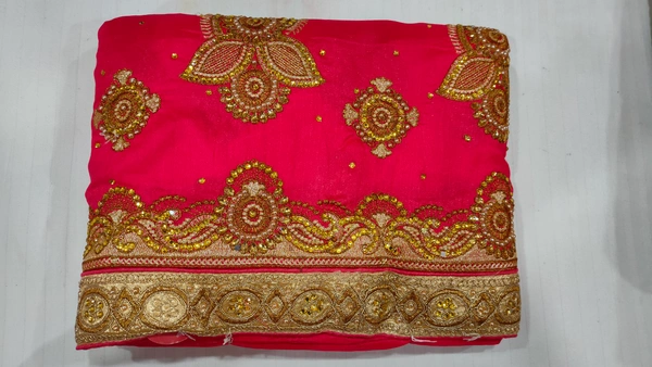 Dola Silk Heavy Work - Pink