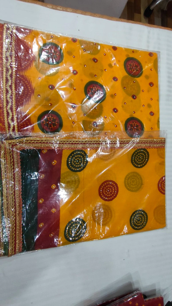 Cotton Saree (Chath Puja Special) - Yellow_+1 colour