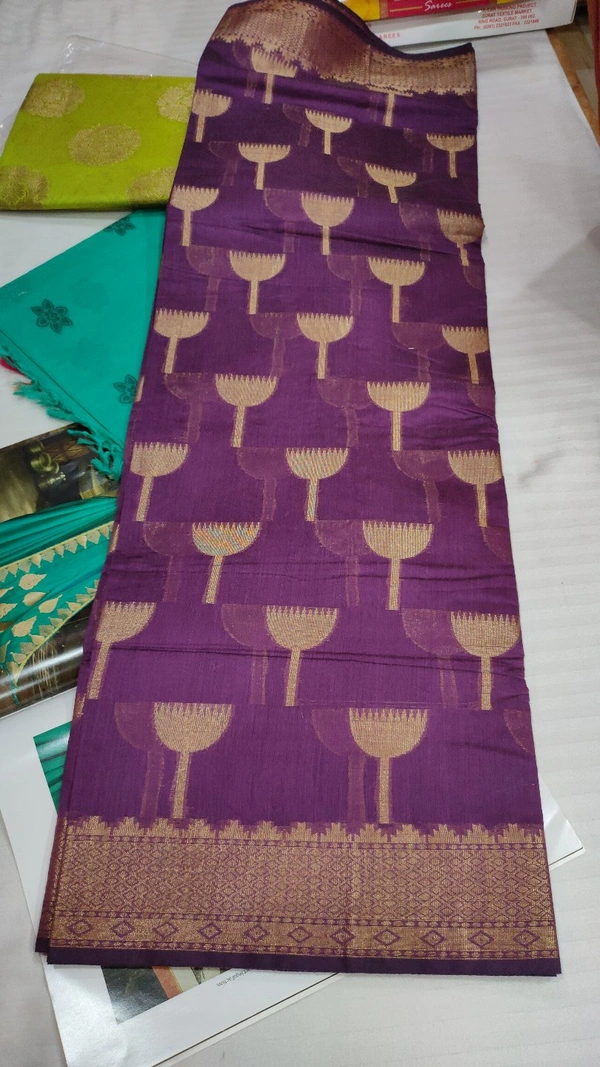 Chanderi cotton saree