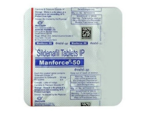 Manforce 50 mg Tablet 